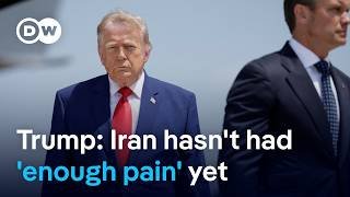 As US forces struck targets in Iran again, President Trump hints there's more to come | DW News
