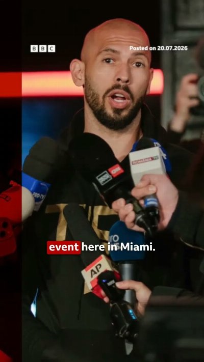 Andrew and Tristan Tate have appeared in a Miami court. #BBCNews
