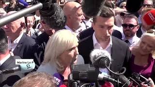 French far-right leader Marine Le Pen hits campaign trail after court verdict