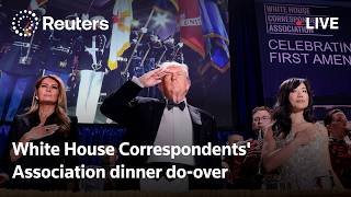 LIVE: Trump speaks at White House Correspondents' Association dinner