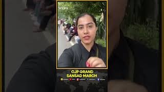 Delhi: Visuals From Jantar Mantar Ahead Of Grand CJP March  | WION Shorts