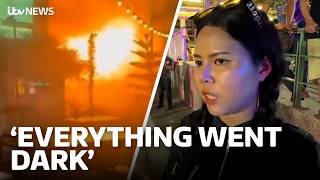 Woman who escaped Bangkok pub fire describes moment deadly blaze broke out