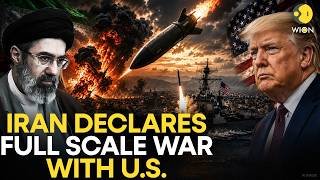 US-Iran War LIVE: Iran Declares ‘Full-Scale War’ Against US, Iran Prez Issues Stark Warning  | WION