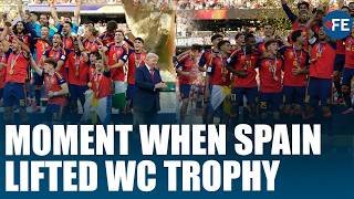 Moment Spain Lifted Their Second World Cup Trophy After Beating Messi's Argentina | FIFA 2026 Final