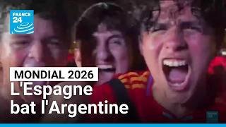 "Champions du monde" : l'Espagne bat l'Argentine 1-0 en finale • FRANCE 24
