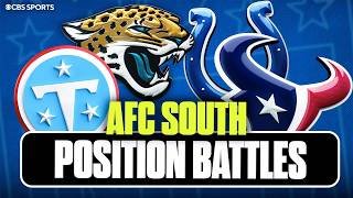 Top position battles to watch in AFC South training camps