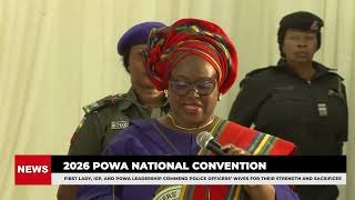 1ST LADY, IGP, AND POWA LEADERSHIP COMMENDS POLICE OFFICERS' WIVES FOR THEIR STRENGHT AND SACRIFICE