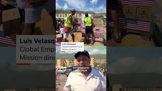 Venezuela quake survivors line up for humanitarian aid