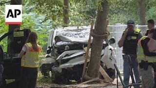 Scene of Berlin Pride van-ramming attack that left 1 dead and 16 injured