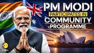 PM Modi LIVE: PM Modi Participates In A Community Event In Melbourne, Australia | WION Live