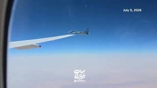 Khamenei's coffin escorted by fighter jet on flight to Iran from Iraq
