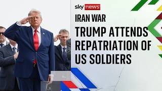 Trump honours return of four US Soldiers killed in Iran war