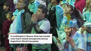 Argentina doctors see rise in heart attacks during World Cup games