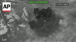 US military releases video of strikes on Iran as both sides threaten civilian infrastructure