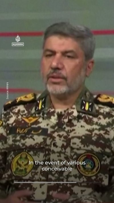 Iran’s army issues warning ahead of Netanyahu’s US visit | AJ #shorts