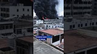Dozens killed in massive China shoe factory fire | DW News