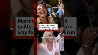 Marine Le Pen found guilty, but court clears way for presidential run. #France #BBCNews