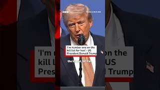 'I'm number one on the kill list for Iran' - US President Donald Trump. #BBCNews