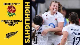 Thrilling Last-Gasp Try! | England v New Zealand Highlights | WXV Global Series