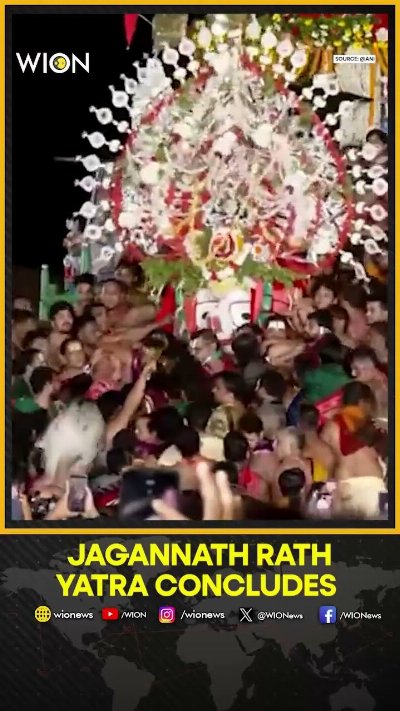 Jagannath Rath Yatra 2026 Concludes With Sacred Niladri Bije Ritual in Puri | WION Shorts