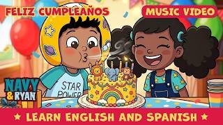 Feliz Cumpleaños | Bilingual Spanish Birthday Music Video | Navy and Ryan’s Neighborhood 🎂🎉