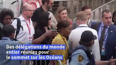 Macron appelle à la "mobilisation" pour sauver des océans "en ébullition"
