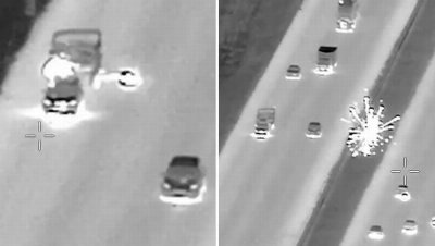 Car towing boat shoots fireworks at other vehicles on Florida highway in chaotic July 4 scene
