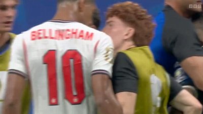 Bellingham slaps Argentinian player as England knocked out of World Cup