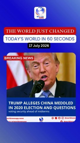 Trump alleges China meddled in 2020 election and questions voting security ahead of midterms