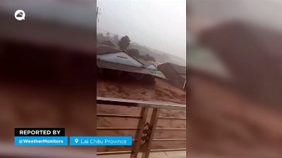 Flash flood in Vietnam: Severe mudslide hits Lai Châu