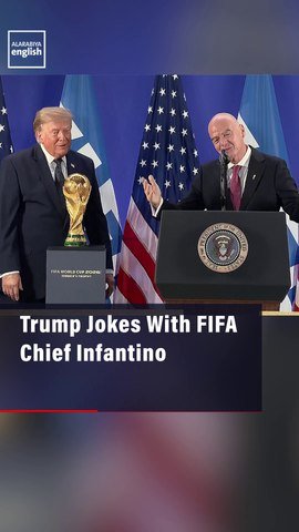 Trump Jokes With FIFA Chief Infantino