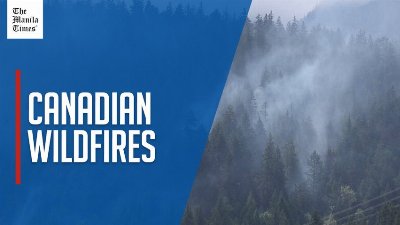 Canadian wildfires send massive smoke plumes over British Columbia