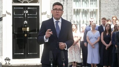 Burnham pledges to 'end rough sleeping' and 'make Britain believe again' in first speech as prime minister