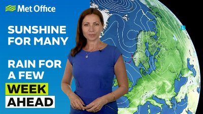 Week Ahead 20/07/2026 – Dry for most, rain in the northwest. Very warm for some with sunny spells – Met Office weather forecast UK