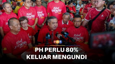 PH perlu 80% keluar mengundi untuk tambah baik peluang di NS, kata pemimpin