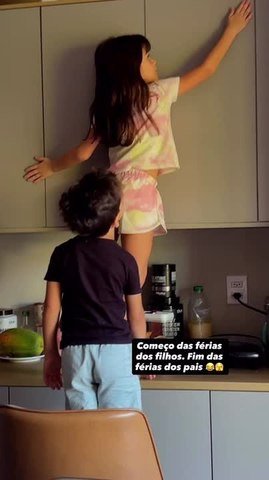 Girl Falls Off Kitchen Counter While Helping Cousin Get Cookies