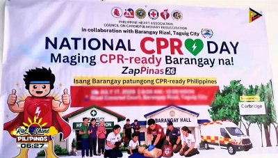 Silipin ang naging kaganapan sa National CPR Day: Maging CPR-Ready Barangay na!