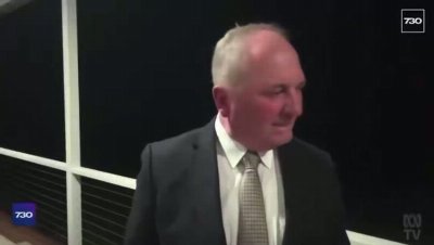 Bizarre moment Australian MP screams at his dog during live TV interview
