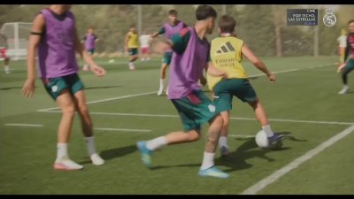 Entrenamiento del Madrid