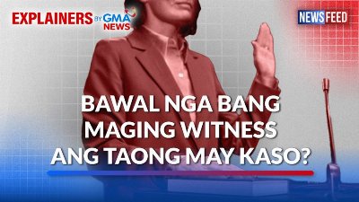 Bawal nga bang maging witness ang taong may kaso? | GMA News Feed