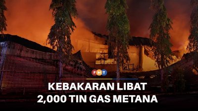 2,000 tin gas metana tingkat risiko operasi padam kebakaran Pasar Borong Selangor