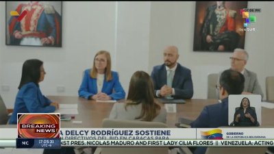 Venezuela | Act. Pres. Rodriguez held meeting with IDB reps to strenghten cooperations