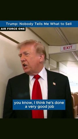 Trump on F-35 Sale to Türkiye: "Nobody Tells Me What We Should Be Selling"