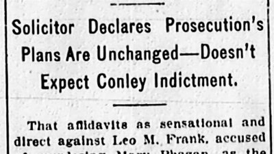 Wednesday, 16th July 1913 Dorsey Adds Startling Evidence