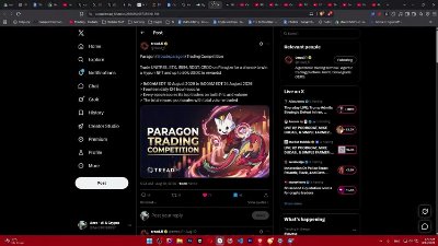 Earn 1000$ with Paragon, HyperLiquid, Treadfi Trading Competition