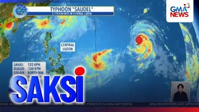 Bagyong may international name na "Saudel", isa nang typhoon | Saksi