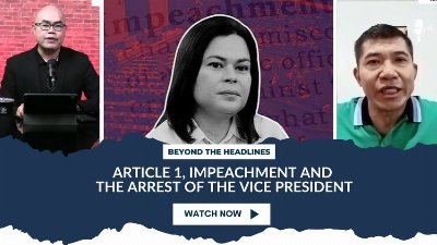 Article 1, Impeachment and the Arrest of the Vice President
