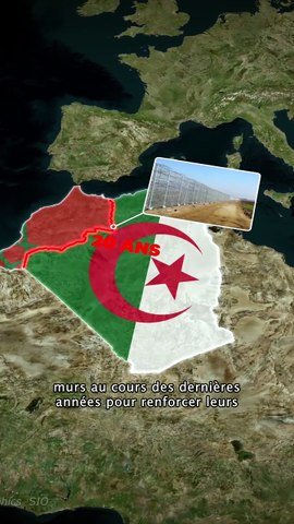Maroc Algérie la raison secrète de leur frontière fermée #géographie