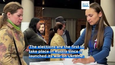 Russians vote in elections with no party opposing Putin or war in Ukraine