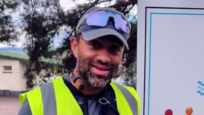 Kindness campaigner Krish Patel in North Kessock